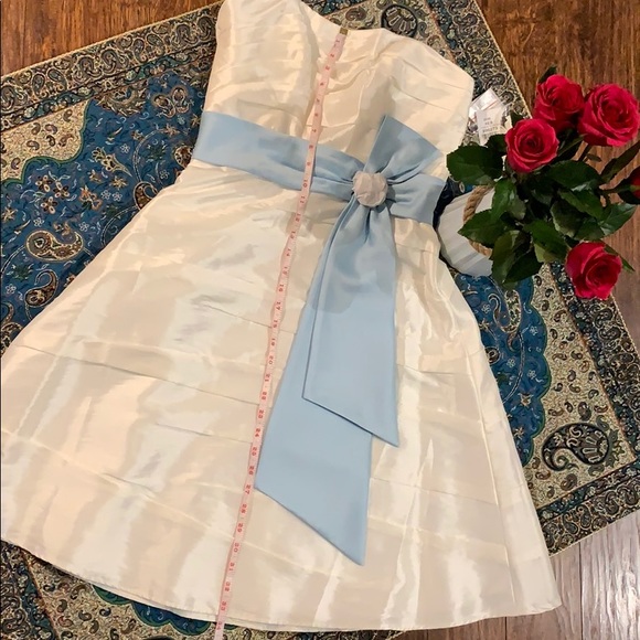 💎 SALE🌸💎Bridesmaid Prom Bow Mini Dress - Picture 4 of 6